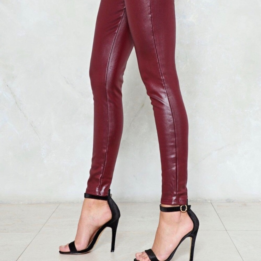 Nasty Gal Vegan Leather Pants